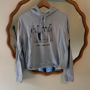 Mono B Light Blue Hooded Pullover